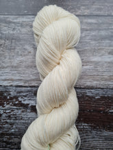 Load image into Gallery viewer, Natural undyed, superwashed merino  nylon 75/25 100g 4ply.