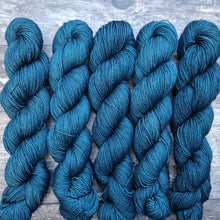 Load image into Gallery viewer, Blue steel superwashed merino yak nylon